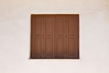 wood window