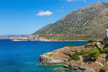 Obraz premium natural landscape of the island of Crete