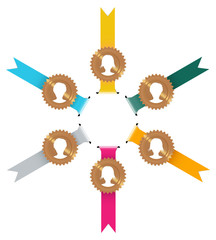 the seals with head silhouette