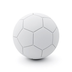 Soccer-Ball on White Background