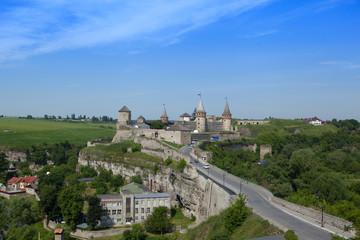 Obraz premium Old Castle in Kamyanets-Podilsky, Ukraine