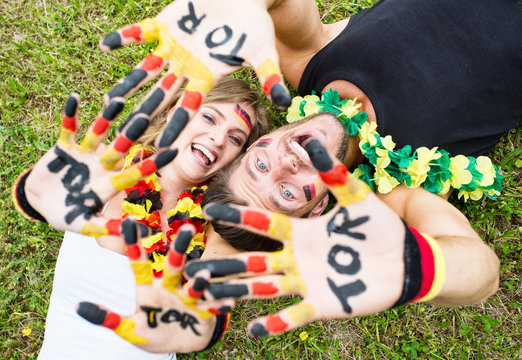 Fussball Tor Fans Deutschland