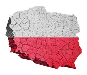Obraz premium Polish Map