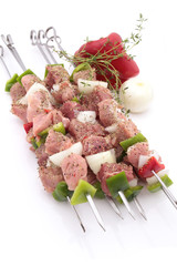 brochettes de porc