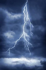 Foto auf Acrylglas Sturm Blitzschlag