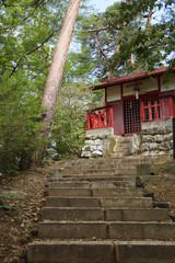 Fototapeta premium 天竜峡 伏見田尻稲荷 参道