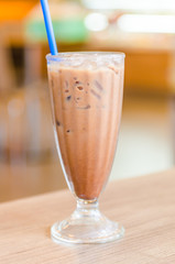 Iced mocha coffee