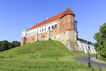 Fototapeta na wymiar Royal Castle in Sandomierz, Poland