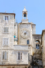 Fototapeta premium The Square of Narodni in Split, Croatia 