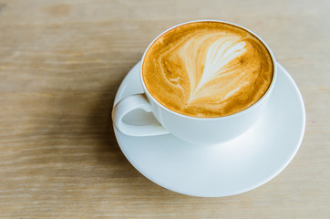 Latte coffee