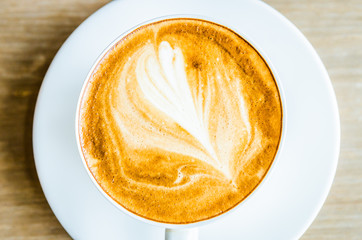 Latte coffee