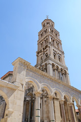 Fototapeta na wymiar The Palace of Diocletian in Split, Croatia