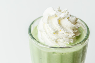 Green tea frappe