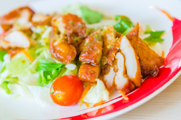 Spicy chicken salad