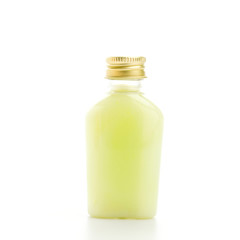 Plastic bottle isolated white background