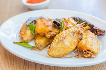 Fried chicken wings