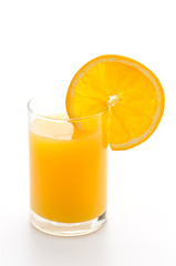 Orange juice glass