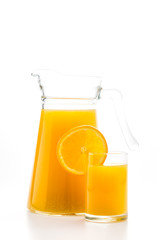 Orange juice glass