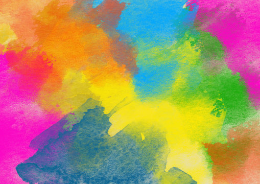 Colorful Watercolor Background.