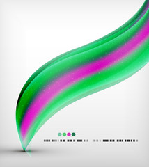 Smooth colorful business elegant wave design