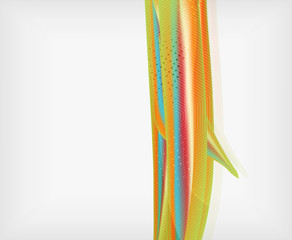 Orange straight lines geometric background