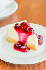 Blueberry cheesecake