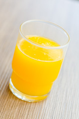 Orange juice glass