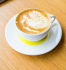 Latte coffee