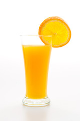 Orange juice glass