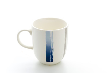 Mug isolated white background