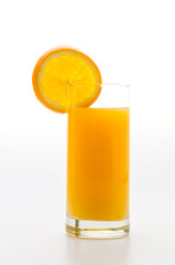 Orange juice glass