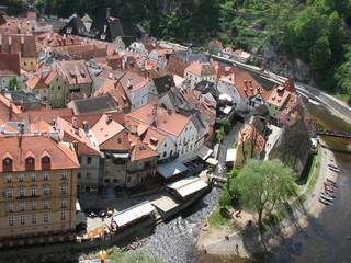 Vltava bird view