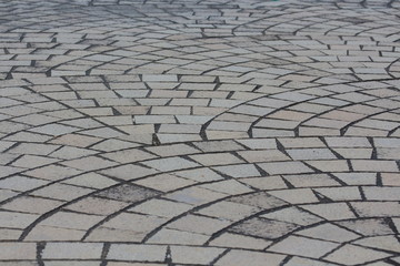 Texture of Ground with Gray Stones.