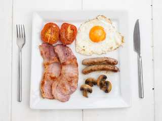 fried english breakfast