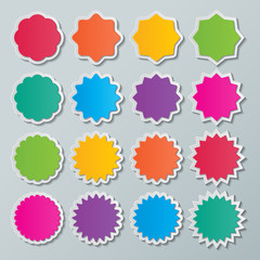 starburst speech bubbles