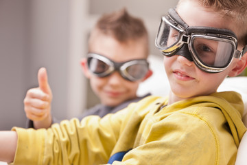 little video game pilots boys