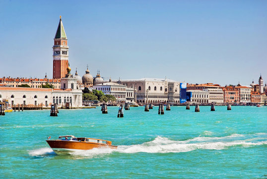 sea view  Piazza San Marco with Campanile and Doge Palace