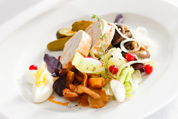 meat with vegetables