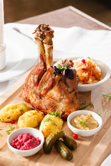 roasted pork knuckle