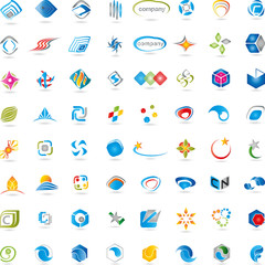 Sammlung von Icons, Logo, Vektor