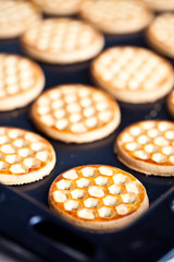honey cookies on baking sheet