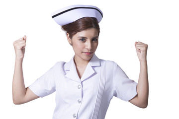 Young woman asian nurse