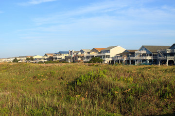 Fototapeta na wymiar Beach houses