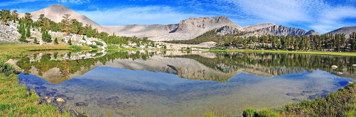 Alpine Lake in the Sierra Nevada Mountains, California