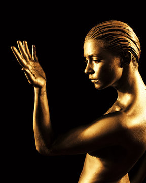 Golden lady