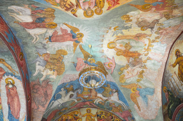 Фрески в Преображенском соборе Новоспасского монастыря в Москве