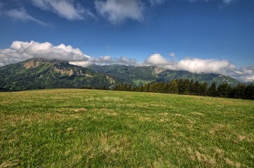 Fototapeta na wymiar Pravouta dans le massif de la Chartreuse