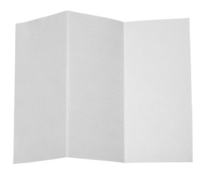 Blank white paper