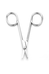 nose hair scissors isolated on white background