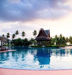 Obraz premium swimming pool in thailand